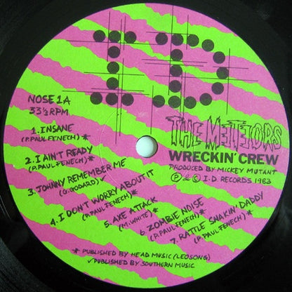The Meteors (2) : Wreckin' Crew (LP, Album, Cen)