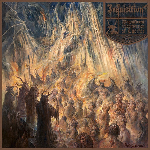 Inquisition : Magnificent Glorification Of Lucifer (2x12", Album, Ltd, RE, RM)