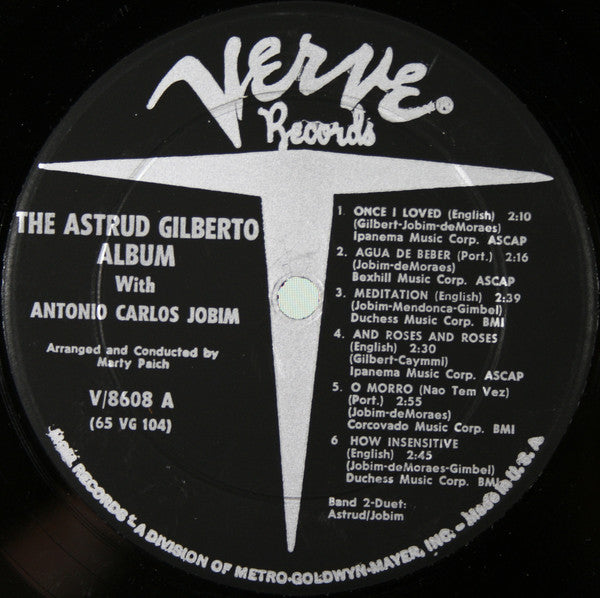 Astrud Gilberto : The Astrud Gilberto Album (LP, Album, Mono)
