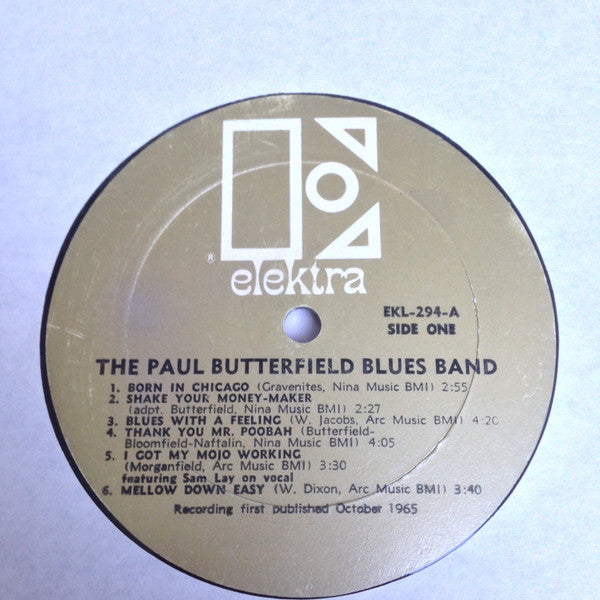 The Paul Butterfield Blues Band : The Paul Butterfield Blues Band (LP, Album, Mono, RP)