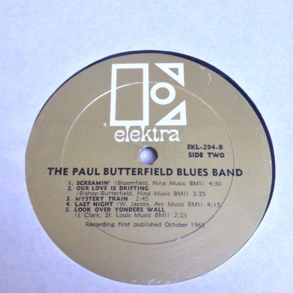 The Paul Butterfield Blues Band : The Paul Butterfield Blues Band (LP, Album, Mono, RP)