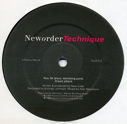 Neworder* : Technique (LP, Album, Lyn)