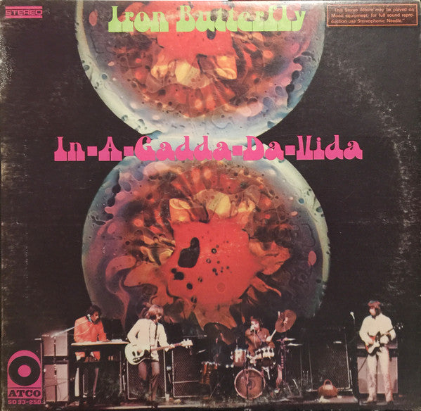Iron Butterfly : In-A-Gadda-Da-Vida (LP, Album, RE)