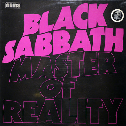 Black Sabbath : Master Of Reality (LP, Album, RE)