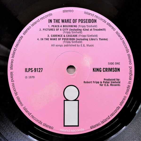 King Crimson : In The Wake Of Poseidon (LP, Album, Tex)