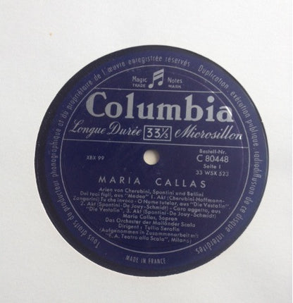 Maria Callas : Arien Von Cherubini, Spontini Und Bellini (LP, Comp)
