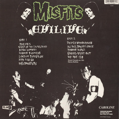 Misfits : Evilive (LP, Album, Bla)