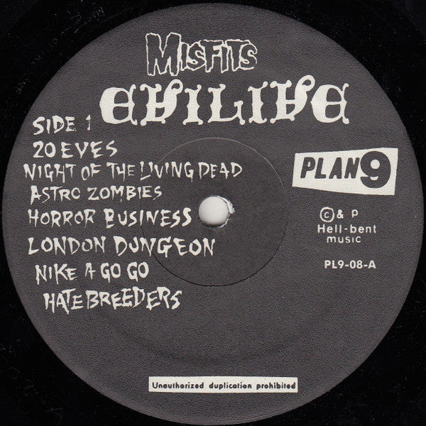 Misfits : Evilive (LP, Album, Bla)