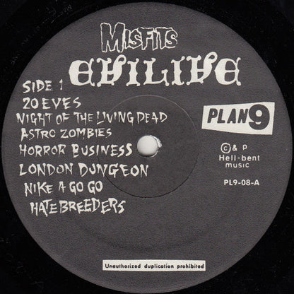 Misfits : Evilive (LP, Album, Bla)