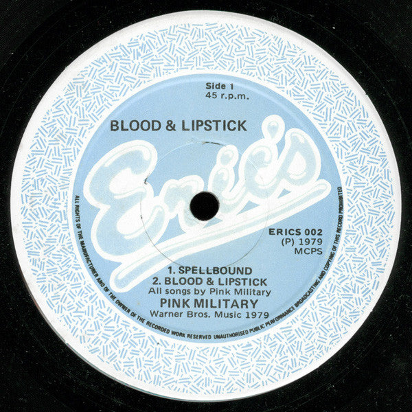 Pink Military : Blood & Lipstick (12")