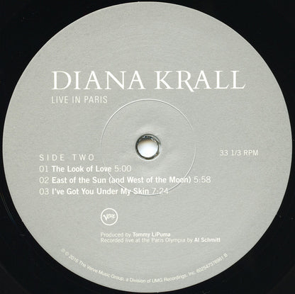 Diana Krall : Live In Paris (2xLP, Album, RE, 180)
