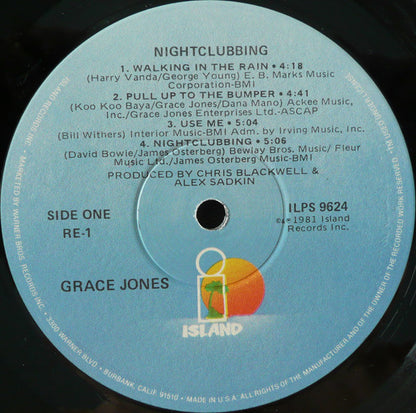 Grace Jones : Nightclubbing (LP, Album, Win)