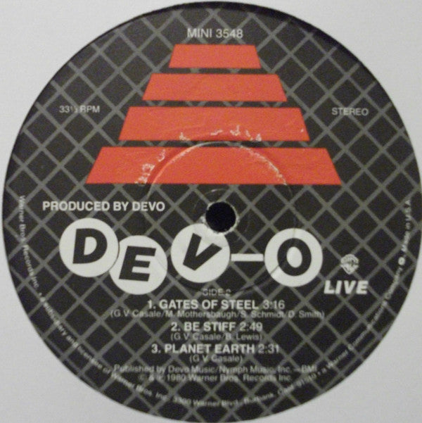 Devo : Dev-O Live (12", EP, Win)