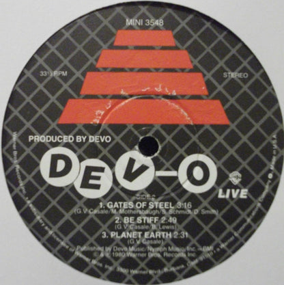 Devo : Dev-O Live (12", EP, Win)