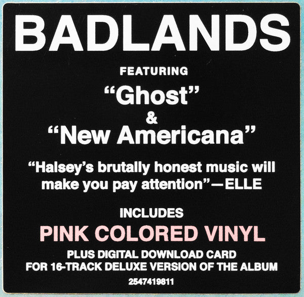 Halsey Badlands Limited Edition PINK Vinyl LP 602547419811| eBay