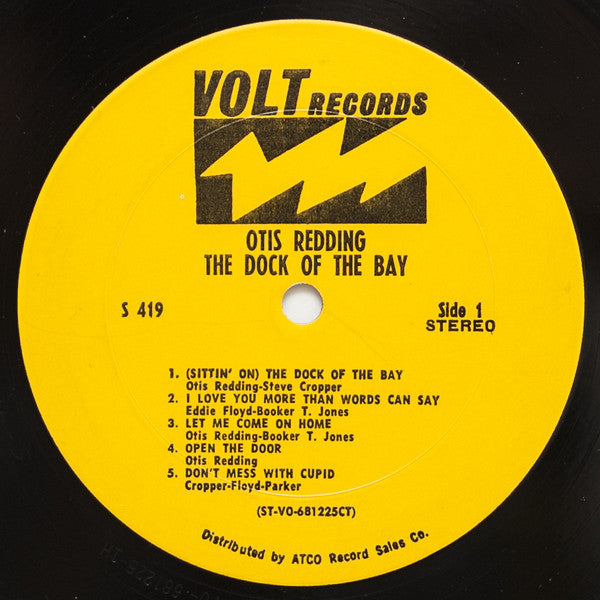 Otis Redding : The Dock Of The Bay (LP, Album, CT )