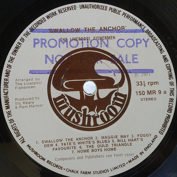 The Liverpool Fishermen : Swallow The Anchor (LP, Album)