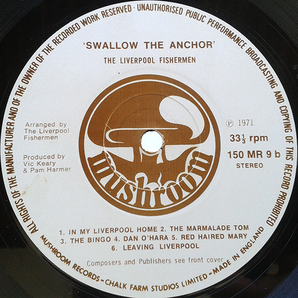 The Liverpool Fishermen : Swallow The Anchor (LP, Album)