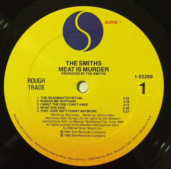 The Smiths : Meat Is Murder (LP, Album, All)