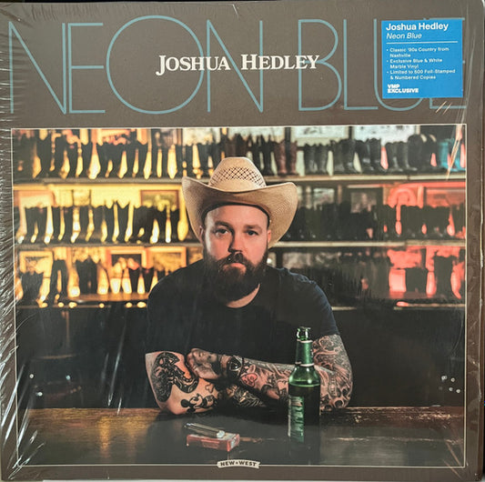 Joshua Hedley : Neon Blue (LP, Club, Ltd, Num, Blu)